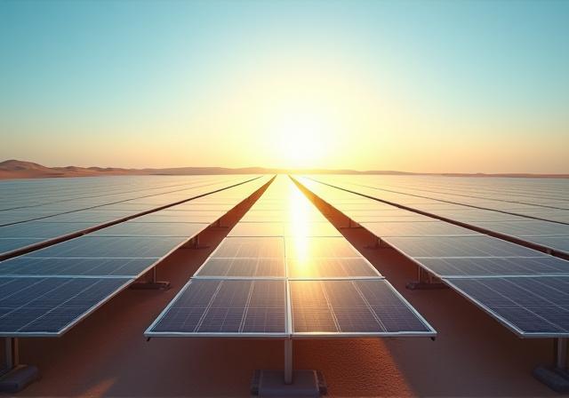 ألواح شمسية في مشروع كويتي