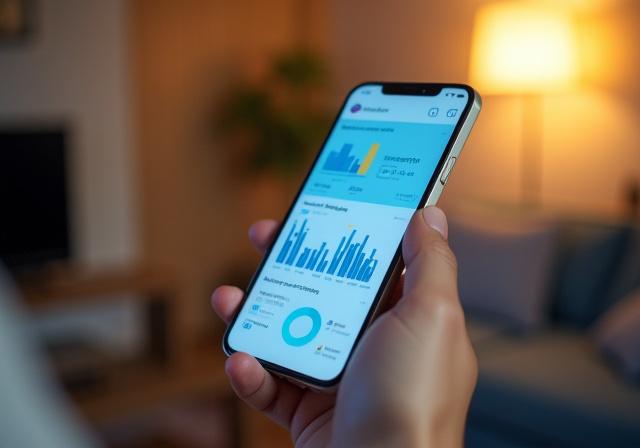 هاتف ذكي يعرض تطبيق ArcVolta لإدارة الطاقة